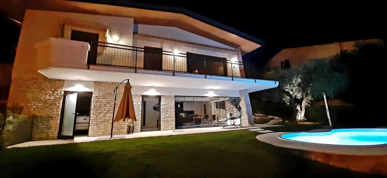 Villa Mimosa-Con Piscina E Vista Lago Brenzone sul Garda Exterior foto