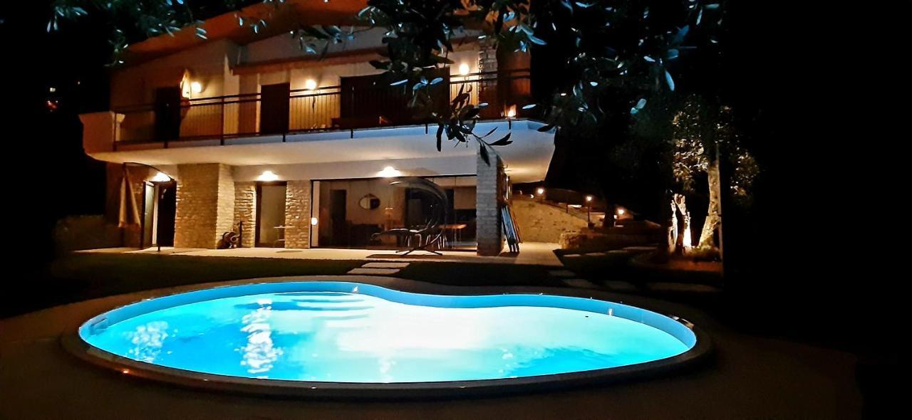 Villa Mimosa-Con Piscina E Vista Lago Brenzone sul Garda Exterior foto