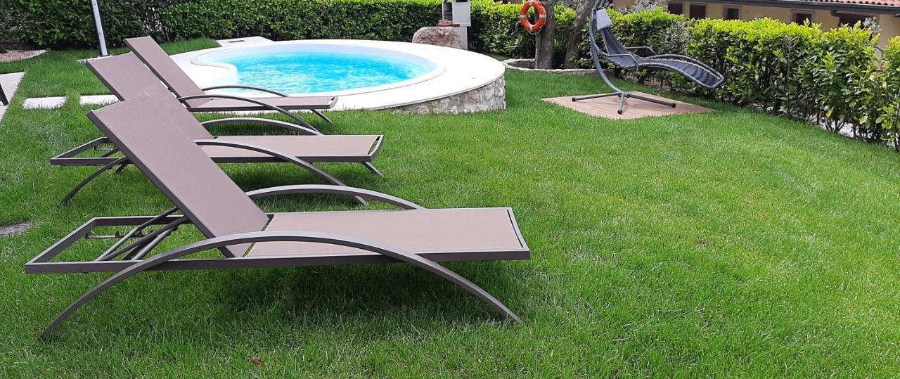 Villa Mimosa-Con Piscina E Vista Lago Brenzone sul Garda Exterior foto