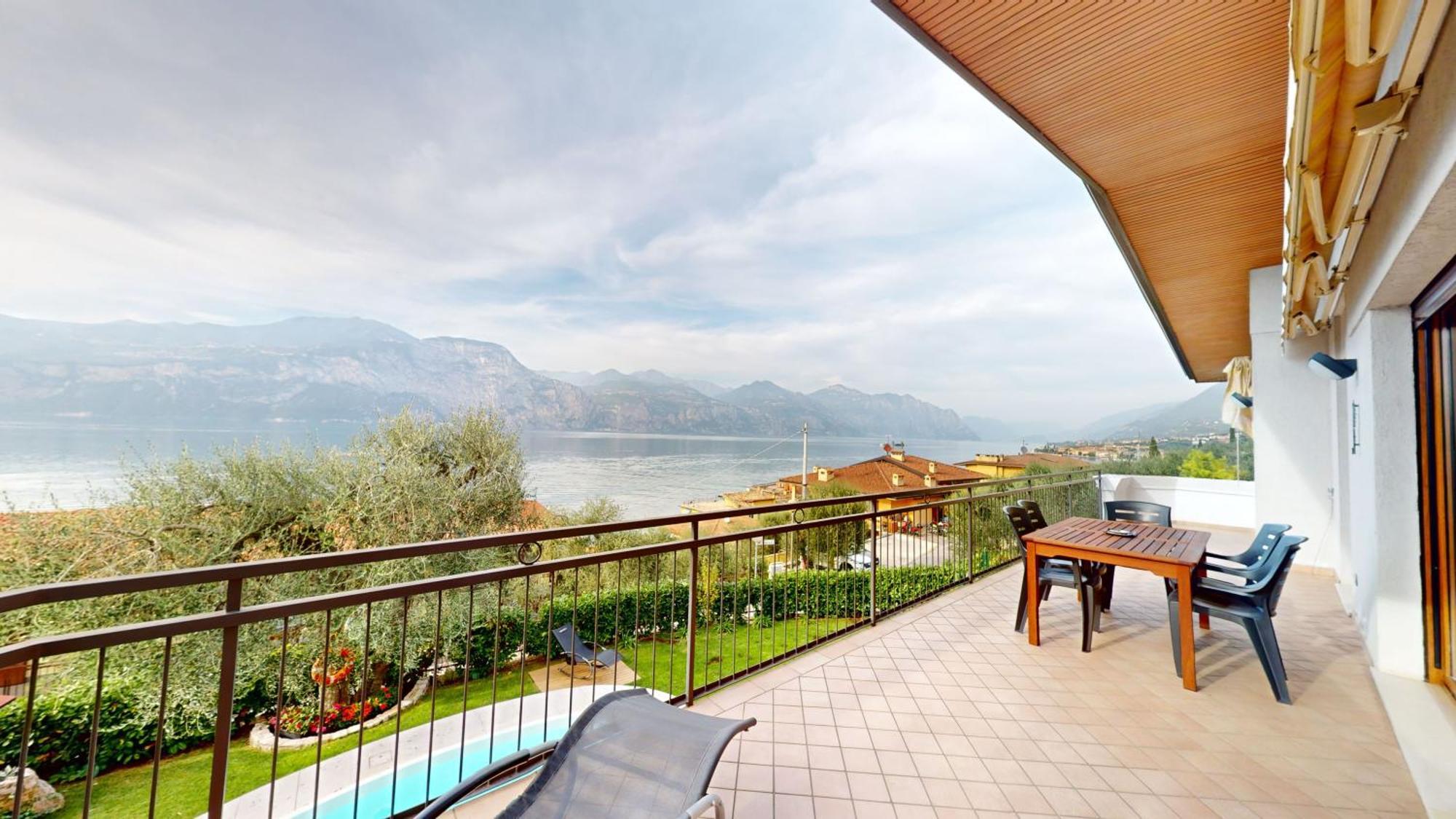 Villa Mimosa-Con Piscina E Vista Lago Brenzone sul Garda Exterior foto
