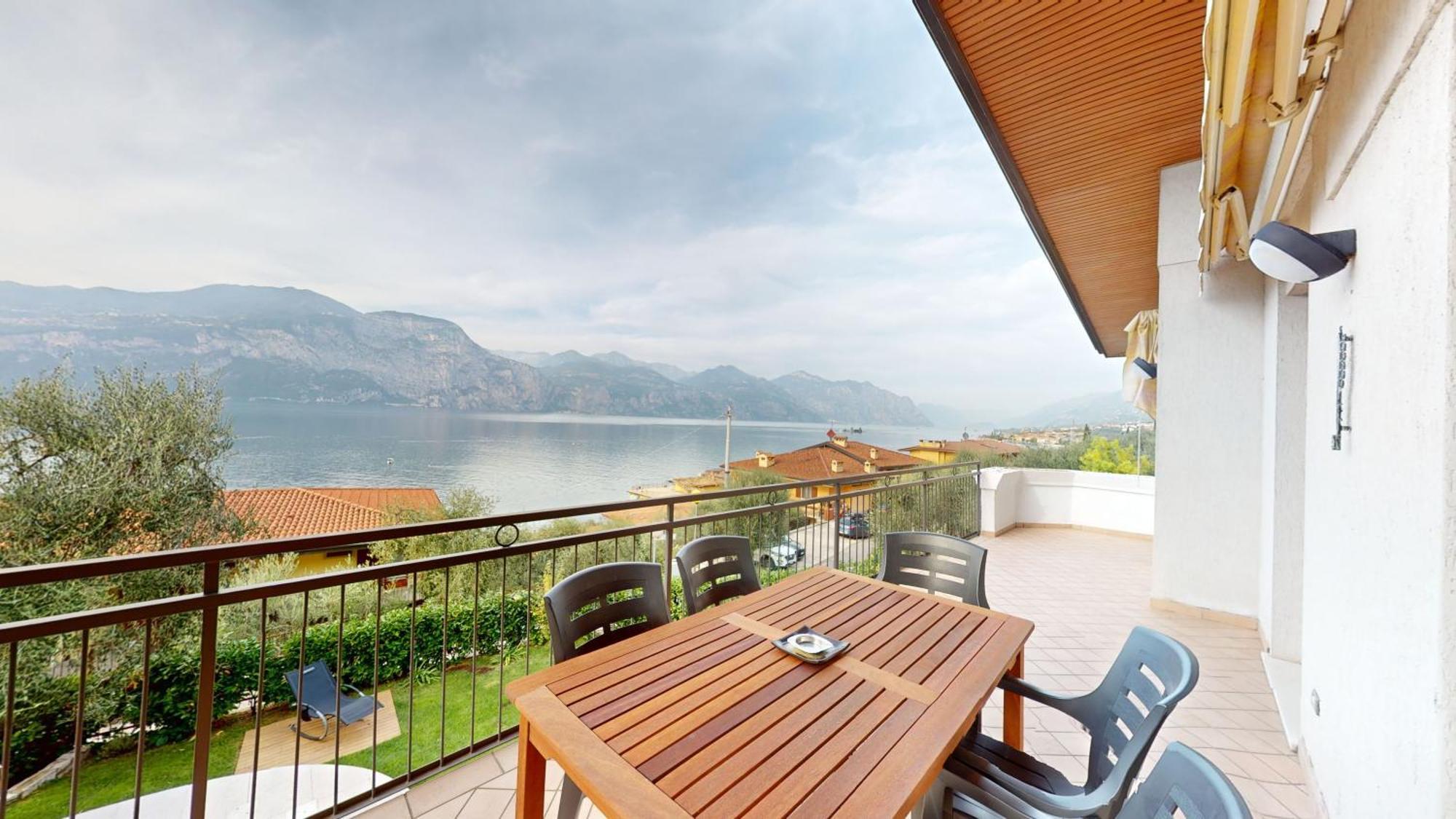 Villa Mimosa-Con Piscina E Vista Lago Brenzone sul Garda Exterior foto