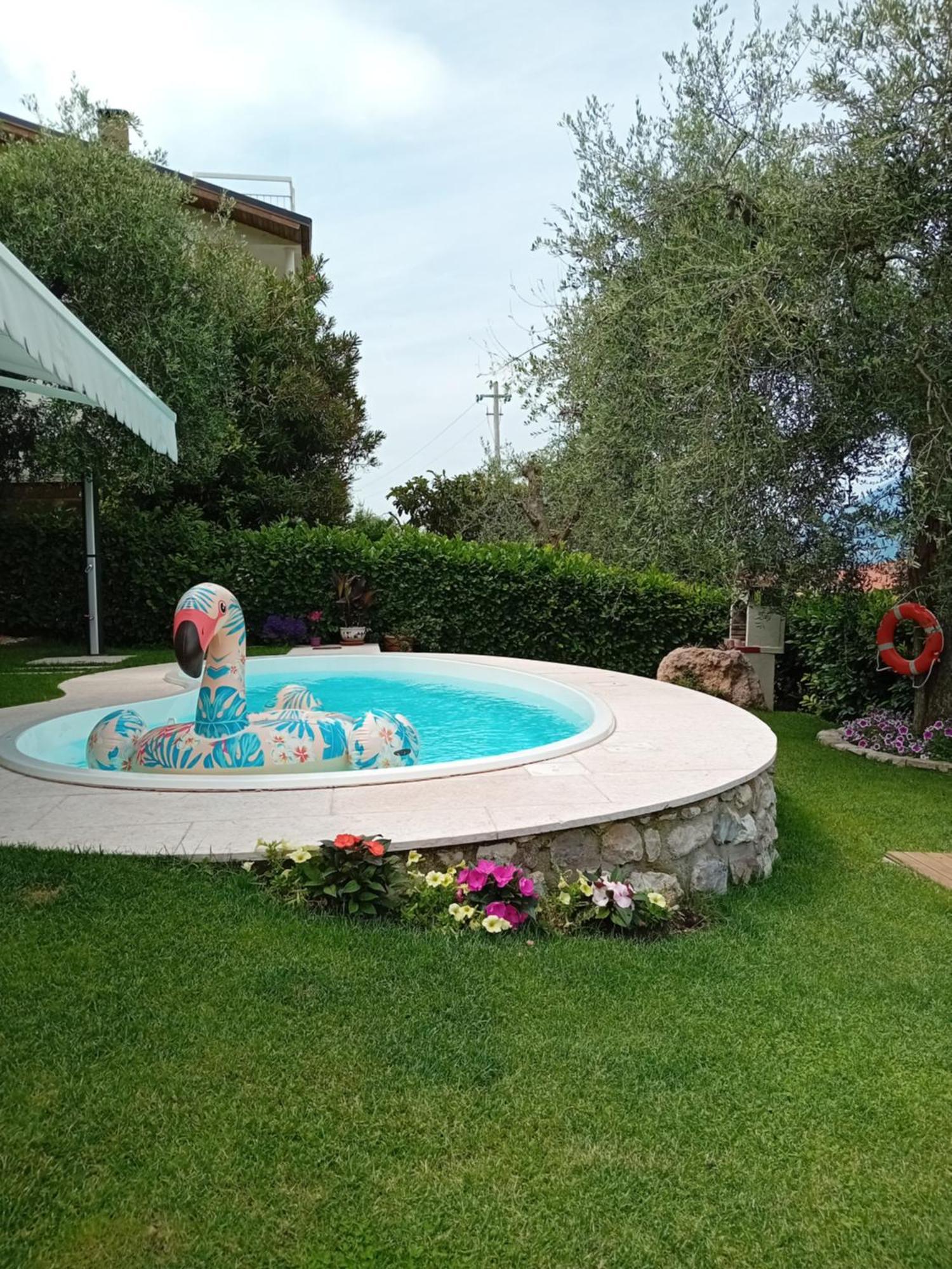 Villa Mimosa-Con Piscina E Vista Lago Brenzone sul Garda Exterior foto